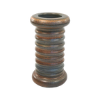 Vintage Vaasje Ribbels Bruin thumbnail 1