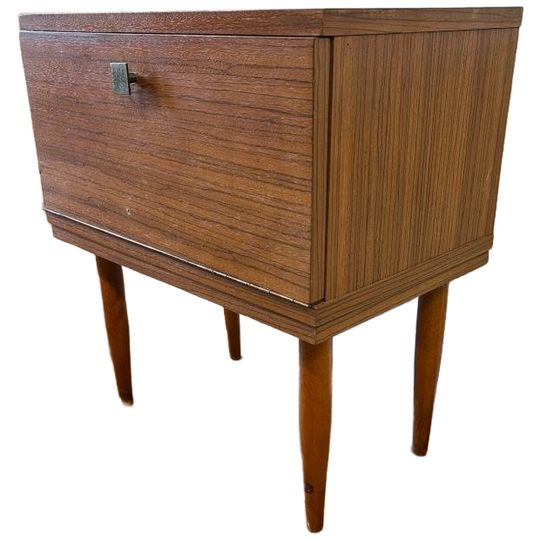 Vintage Houten Nachtkastje / Mini Kastje 1