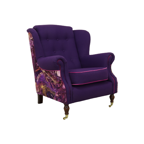 Custom Made Classic Wing Chair