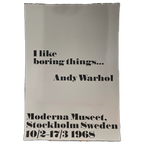 Andy Warhol, I Like Boring Things…, Copyright 2015.. thumbnail 1