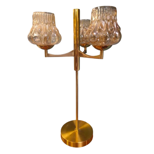 Vintage Messing Tafellamp Bureaulamp Lamp 1