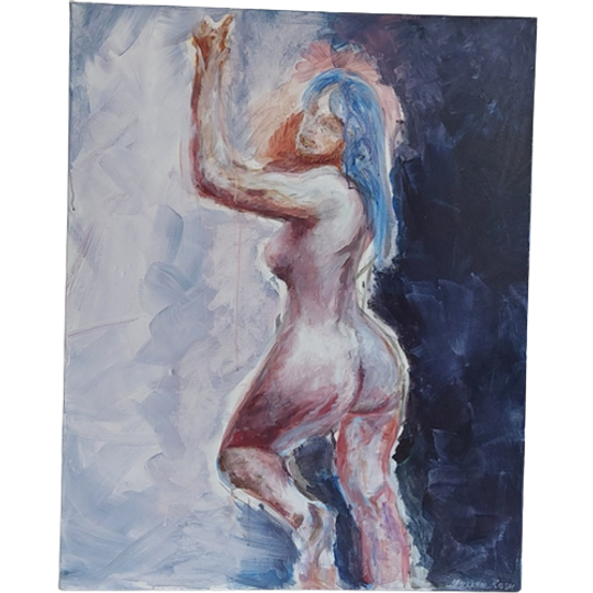 Origineel Schilderij Impressionism 80x100 Cm 1