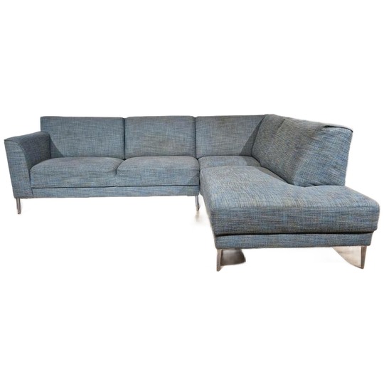 Montel Silver - Hoekbank - Stof - Turquoise - Design 1