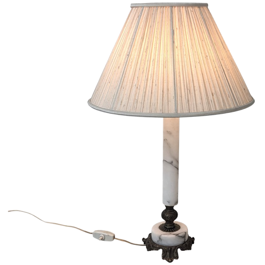 Klassieke Tafellamp – Marmeren Voet -(ke10) 1