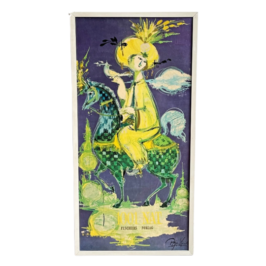 Vintage Björn Wiinblad "1001 Nacht" Art Print 1