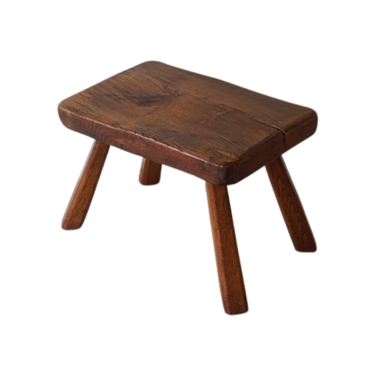 Vintage Boomplak Tafel Brutalist 1