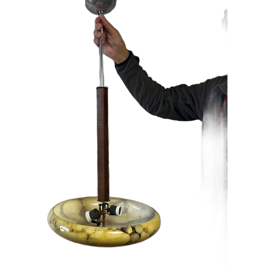 Vintage Art Deco Luster / Hanglamp 1