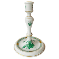 Chinese Bouquet Apponyi Green Kandelaar Porselein Herend