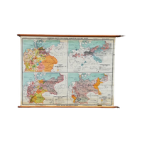 Schoolkaart (Eng) - Duitsland 1547-Heden