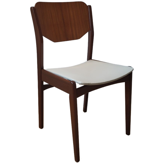 Vintage Teakhouten Eetkamerstoel 1