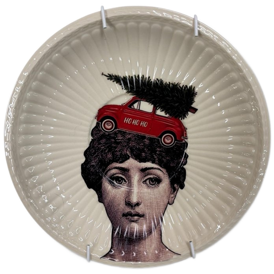 Vintage Wandbord Lina Fornasetti Kerst 1