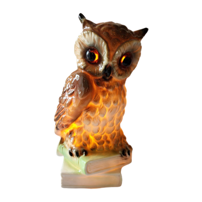 1950'S Perfume Lamp Owl