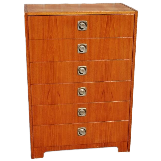 Vintage Ladekast Teak Svensk Mobelindustrie 1