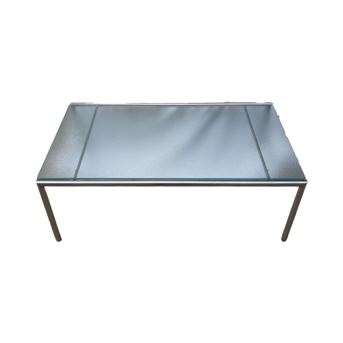 Salontafel Glas Rvs