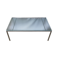 Salontafel Glas Rvs