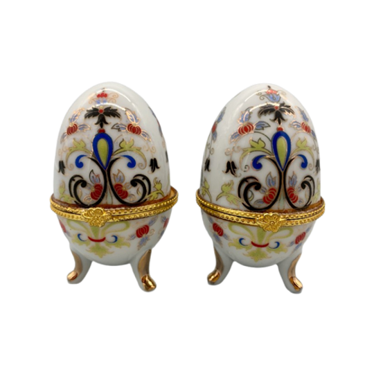 Set Vintage Porseleinen Sieraden Eieren 1