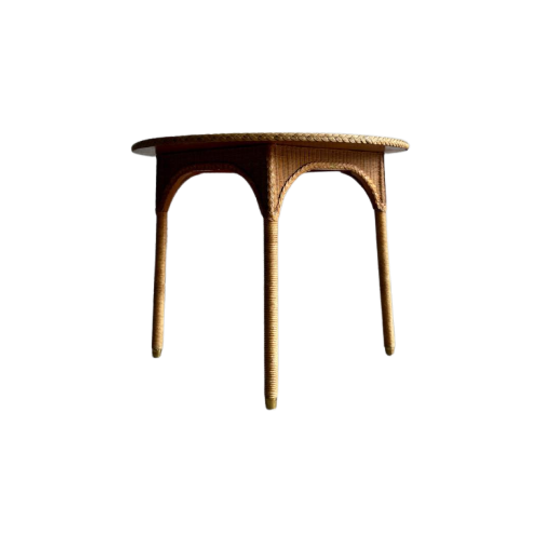 Lloyd Loom Rattan Round Table By Vincent Sheppard 1