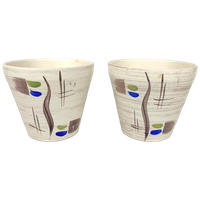 Duo Vintage Bloempotten