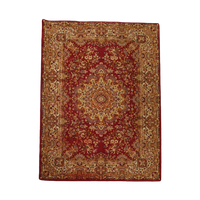Prachtig Oosterse Stijl Vloerkleed Met Voornamelijk Geel, Goud En Rood Kleuren
