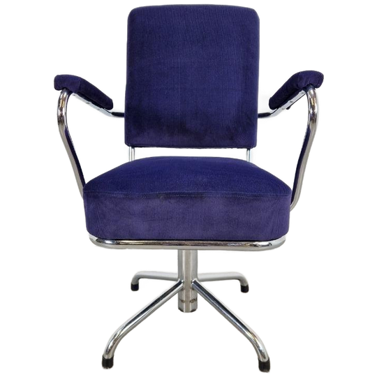 Vintage Paul Schuitema Buisframe Fana Bureaustoel Stoel ´60 1