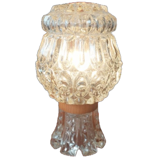 Zweeds Tafellampje Van Kristalglas 1