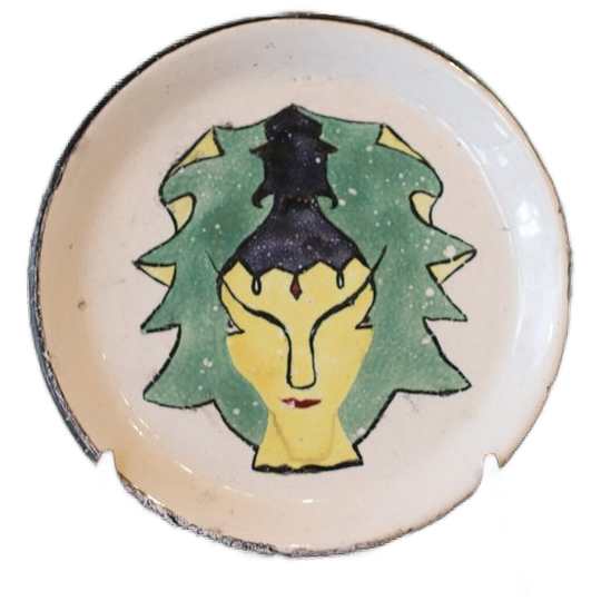 Mid-century Wandkeramiek Gesigneerd Leroy 1