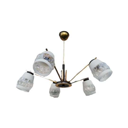 Vintage Hanglamp 5 Armen 1