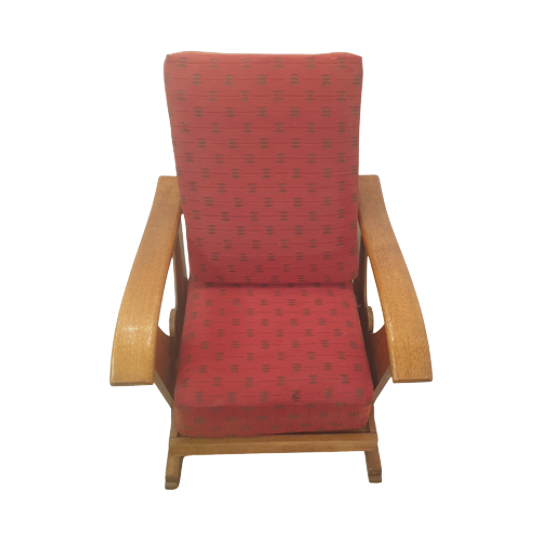 Oude Rookstoel Of Fauteuil Verstelbaar 1