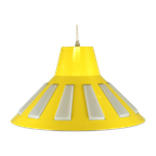Prachtige Gele Plastic Space Age Ufo Lamp - Massive - Belgian Design - 1970 thumbnail 1