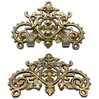 Set Antiek Koperen Ornamenten 2 Stuks thumbnail 1