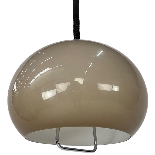 Vintage Dijkstra Mushroom Pendeltrek Lamp Jaren '70 1