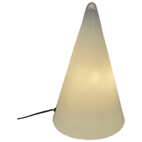 Sce - Teepee Lamp - Glass Cone - Frosted White, In Great Condition, Extra Large Model (37Cm)