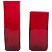 Pair Of Scandinavian Design Vases From Monica Bratt For Reijmyre, Sweden 1950’s