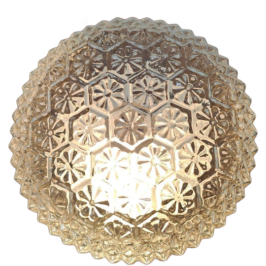 Vintage Plafonniere Retro Mid Century Glazen Plafondlamp 06 1