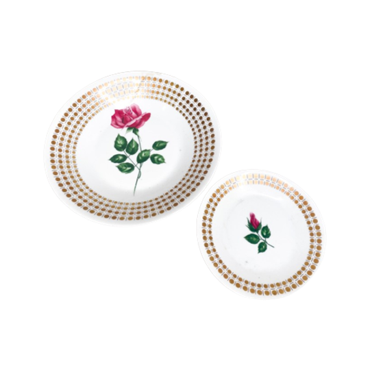 Bordje En Schoteltjes Bloemen, Winterling Set Van 6 1