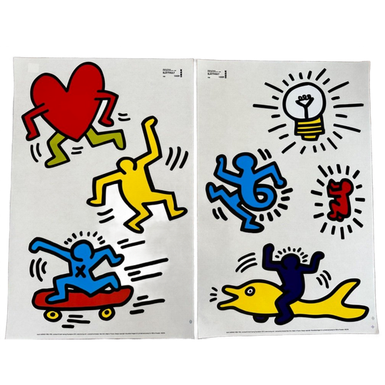 IKEA X Keith Haring, Slätthult Muur Stickers 1