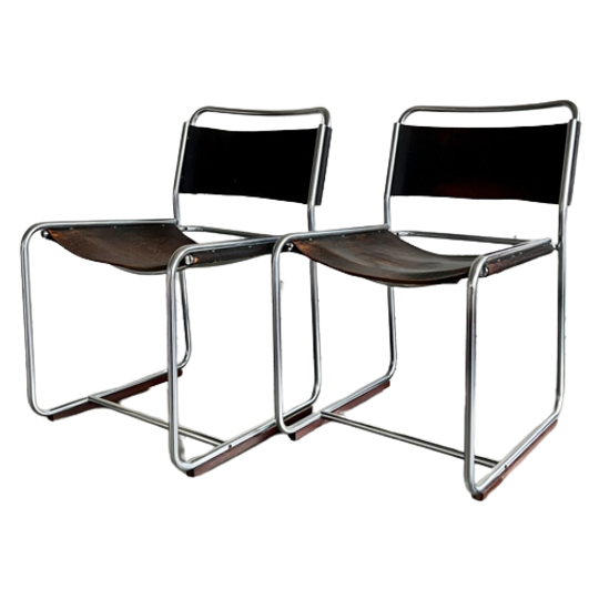 Pair Of Se 18 Chairs By Bataille & Ibens For 't <<<brand>>>, 1970 1