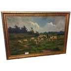 Henri Matthijs (xix-xx) Schapen Met Herder thumbnail 1
