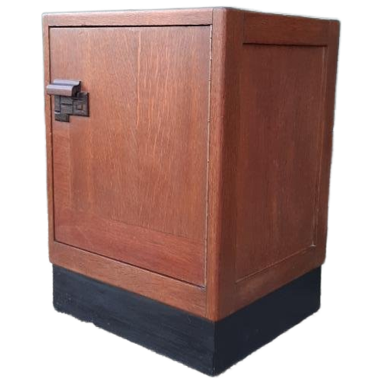 Art Deco Nachtkastje Antiek Kastje Amsterdamse School Jr 20 1