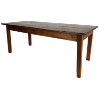 19e-eeuwse Franse Boeren Eettafel Met Lade