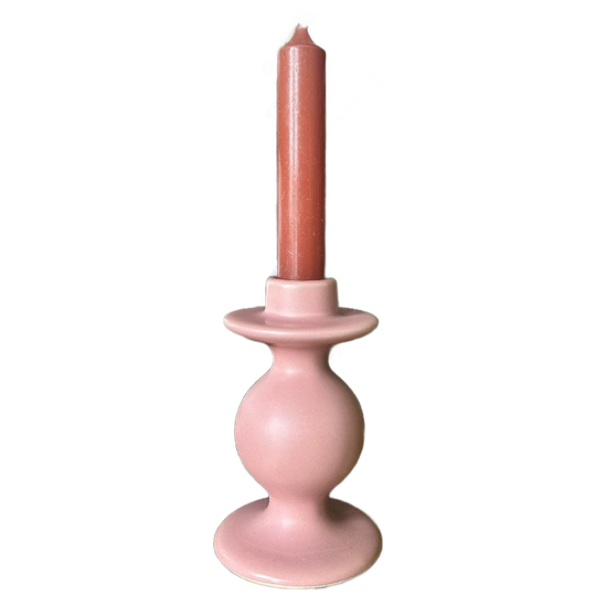 Kandelaar Mat Roze Vintage 1