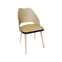 Thonet Stoel Met Skai Bekleding, Jaren 50