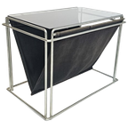 Max Sauze Studio - Side Table - Lectuurbak - Metaal -Glas - 70S thumbnail 1