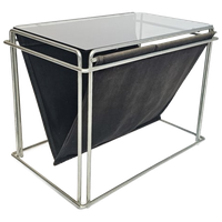 Max Sauze Studio - Side Table - Lectuurbak - Metaal -Glas - 70S