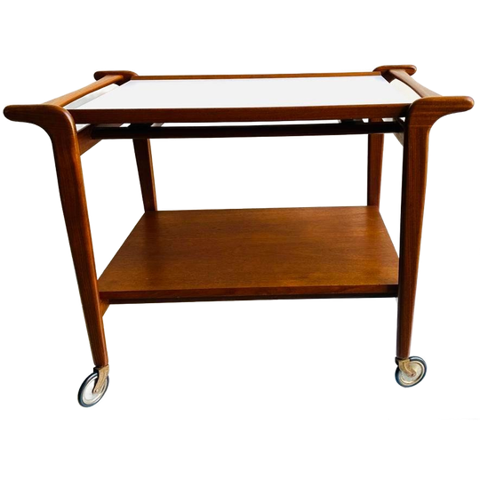 Pastoe Teak Trolley / Drankenkastje Design Cees Braakman 1
