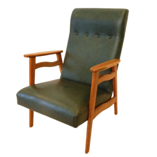 Vintage Retro Fauteuil Stoel Jaren 60 Mid Century 1