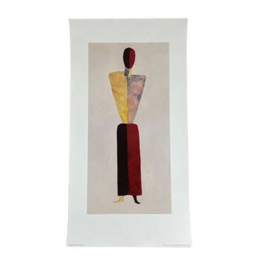 Kasimir Malevich (1878-1935), The Girl, Figure On White, Printed In Belgium 1