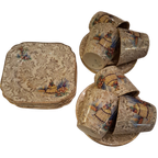 Vintage Empire Engeland Shelton 1039 Porcelein Koffieservies thumbnail 1