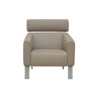 Zganieuw Beige Stoffen Leolux Patachou Design Fauteuil! thumbnail 1