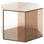 Fest Hexagon Side Table Low thumbnail 1